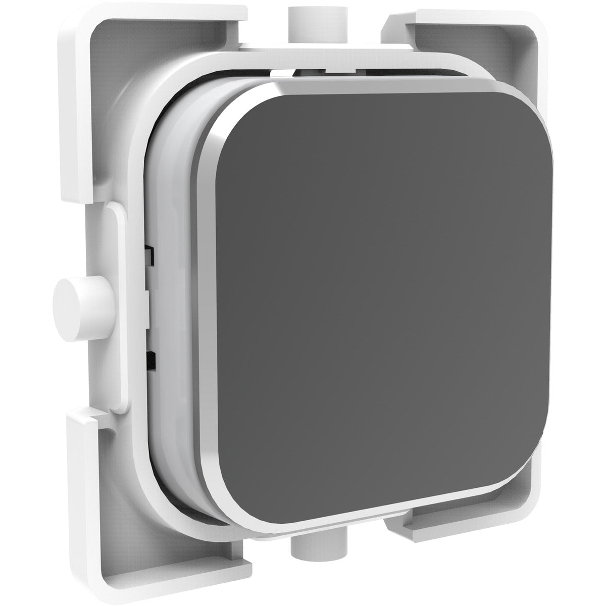 PDL Iconic Styl, cap for push-button - Silver Shadow
