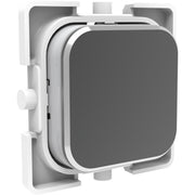 PDL Iconic Styl, cap for push-button - Silver Shadow