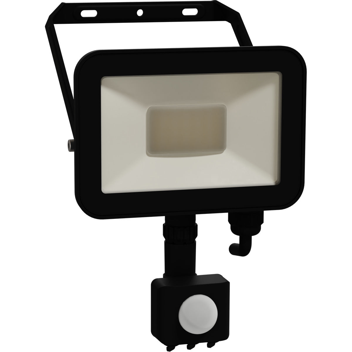 LED Floodlight, Clipsal - Lighting, 20W, 4000K, IP65, PIR sensor, black