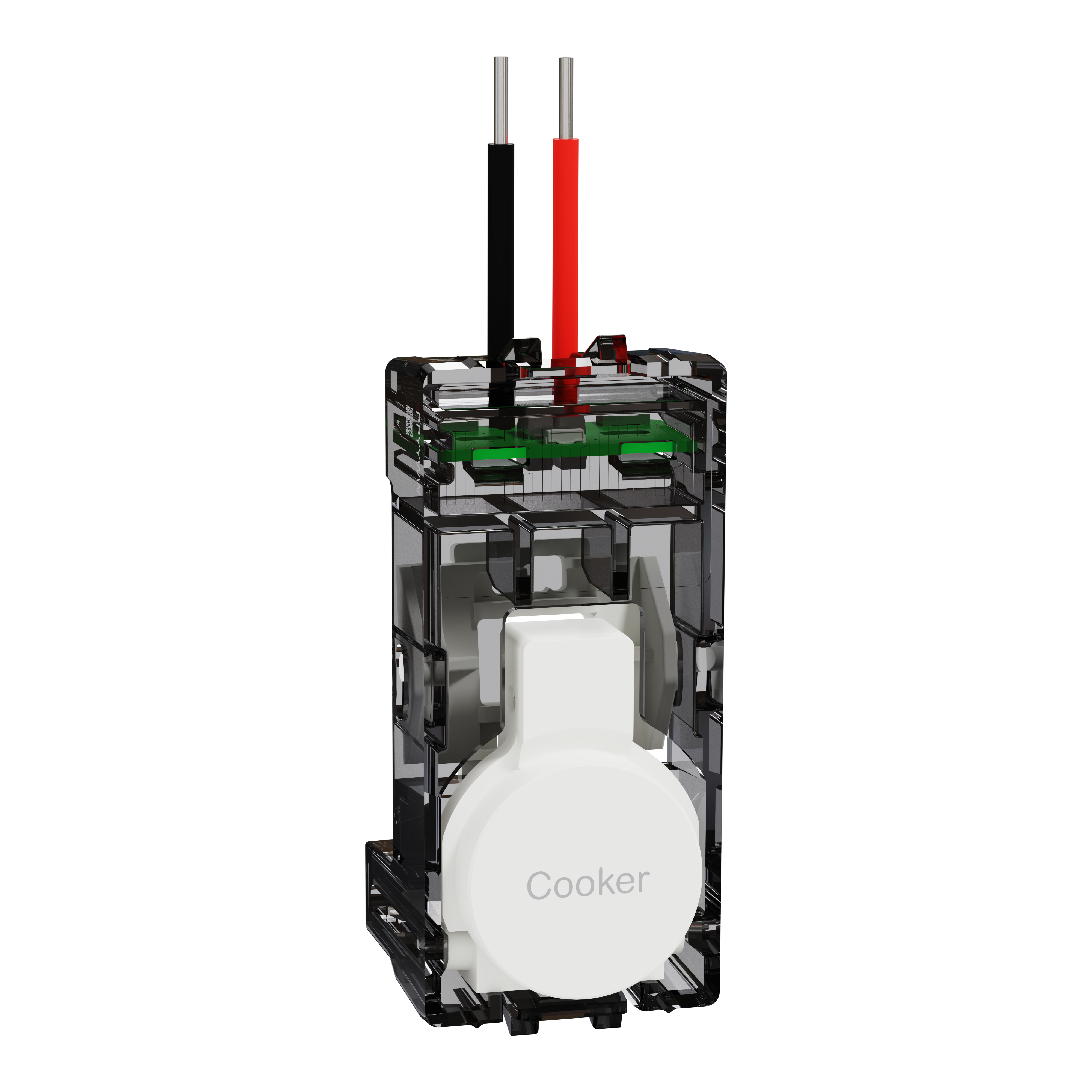 Clipsal Push button adaptor, Solis, marked COOKER