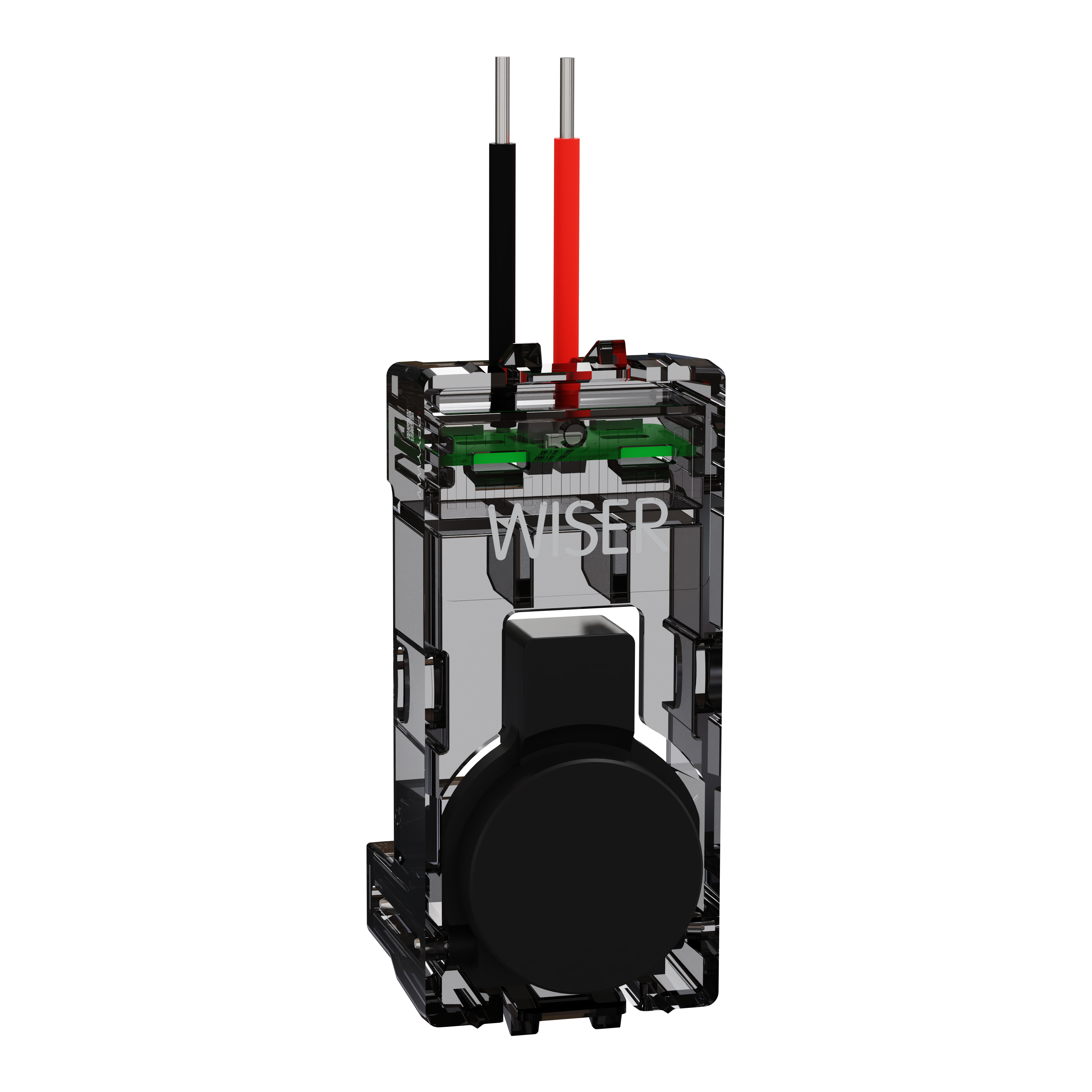 Clipsal Push button adaptor, Solis, for wiser module