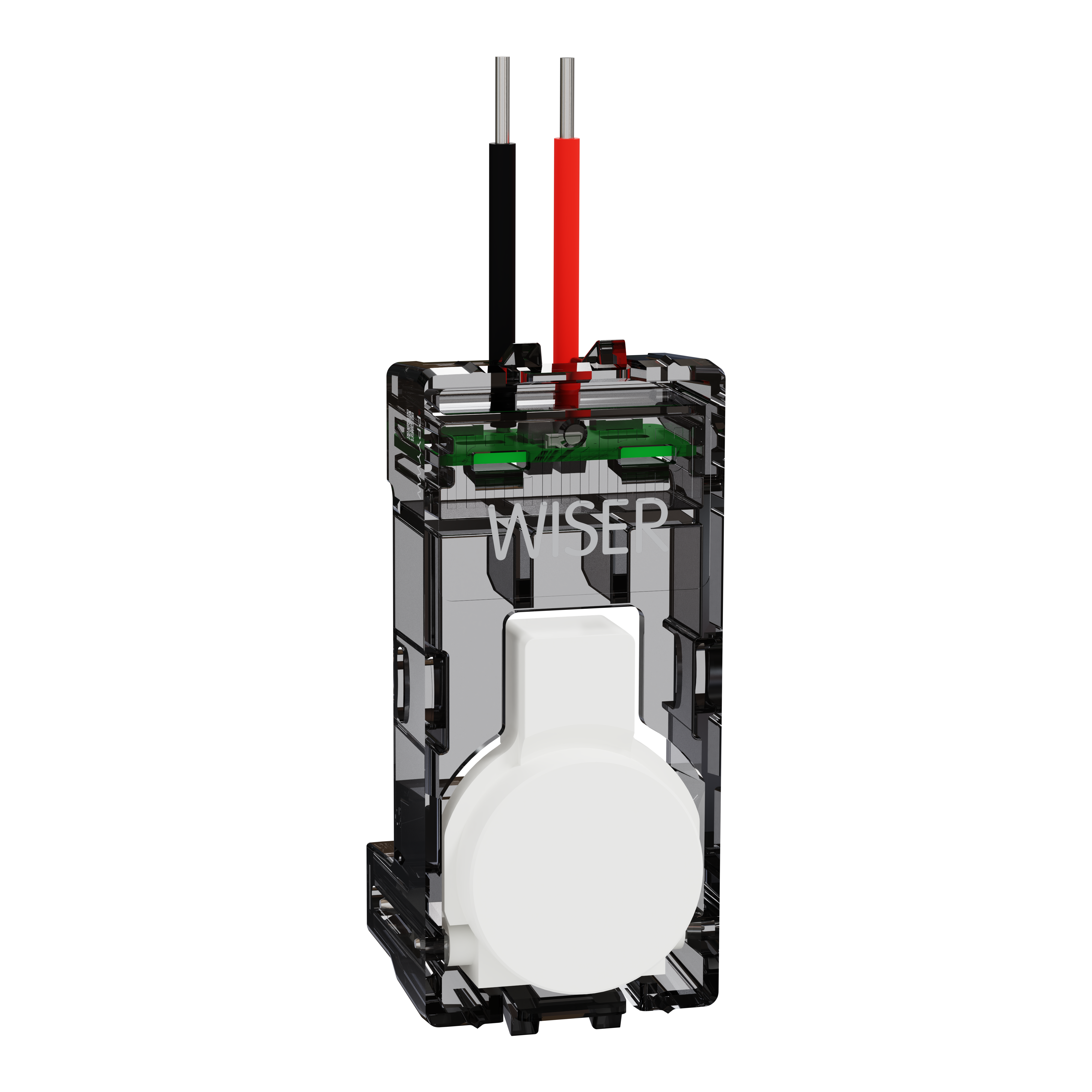 Clipsal Push button adaptor, Solis, for wiser module