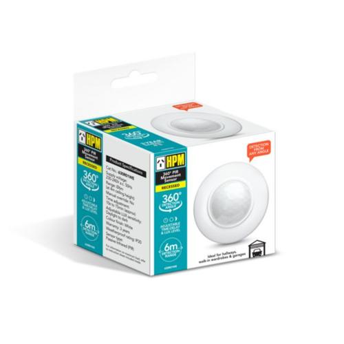 HPM Flush Mount Mini PIR Sensor