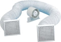 Manrose FAN0102 SF150T Inline In-Shower Extraction Fan Kit 150mm with run-on timer