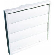 Manrose Exterior Gravity Shutter Grille 100mm - White