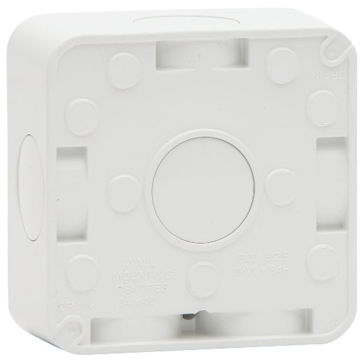 PDL Weatherproof Enclosure 1G 38mm - Grey