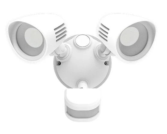 Ambius 2 x 15W PIR Security Light White