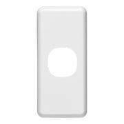 Clipsal Switch Plate Cover, C2000 Series, Architrave, 1 Gang White