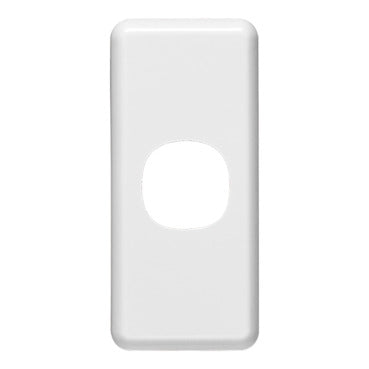 Clipsal Switch Plate Cover, C2000 Series, Architrave, 1 Gang White