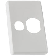 Clipsal Single Vertical Socket Cover Plate - Version 1