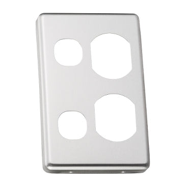 Clipsal Double Vertical Socket Cover Plate - Version 1