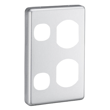 Clipsal Double Vertical Socket Cover Plate - Version  2