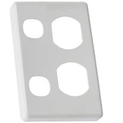 Clipsal Double Vertical Socket Cover Plate - Version  2