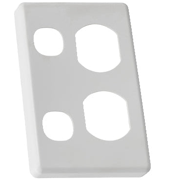 Clipsal Double Vertical Socket Cover Plate - Version  2