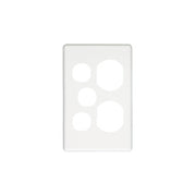 Clipsal Double Vertical Socket with an Extra Switch  Cover Plate - Version 2