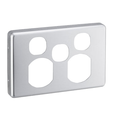 Clipsal Double Horizontal Socket with Extra Switch Cover Plate