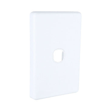 Clipsal 1Gang Grid & Cover Plate  - White