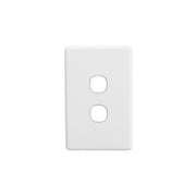 Clipsal 2Gang Grid & Cover Plate - White