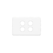 Clipsal 4Gang Grid & Cover Plate - White