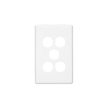Clipsal 5Gang Switch Cover Plate