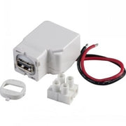 Clipsal USB Charger Mechanism with White Cap, 2000 Series, 1.2A