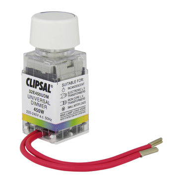 Clipsal Universal Dimmer Mechanism, Standard Series, 450W White