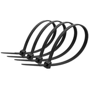 Dynamix Black Nylon Cable Ties 250mm x 4.8mm Pack of 100