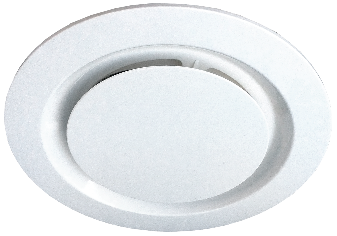 Manrose Toilet Fan Round Fascia - White