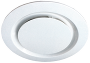 Manrose Toilet Fan Round Fascia - White