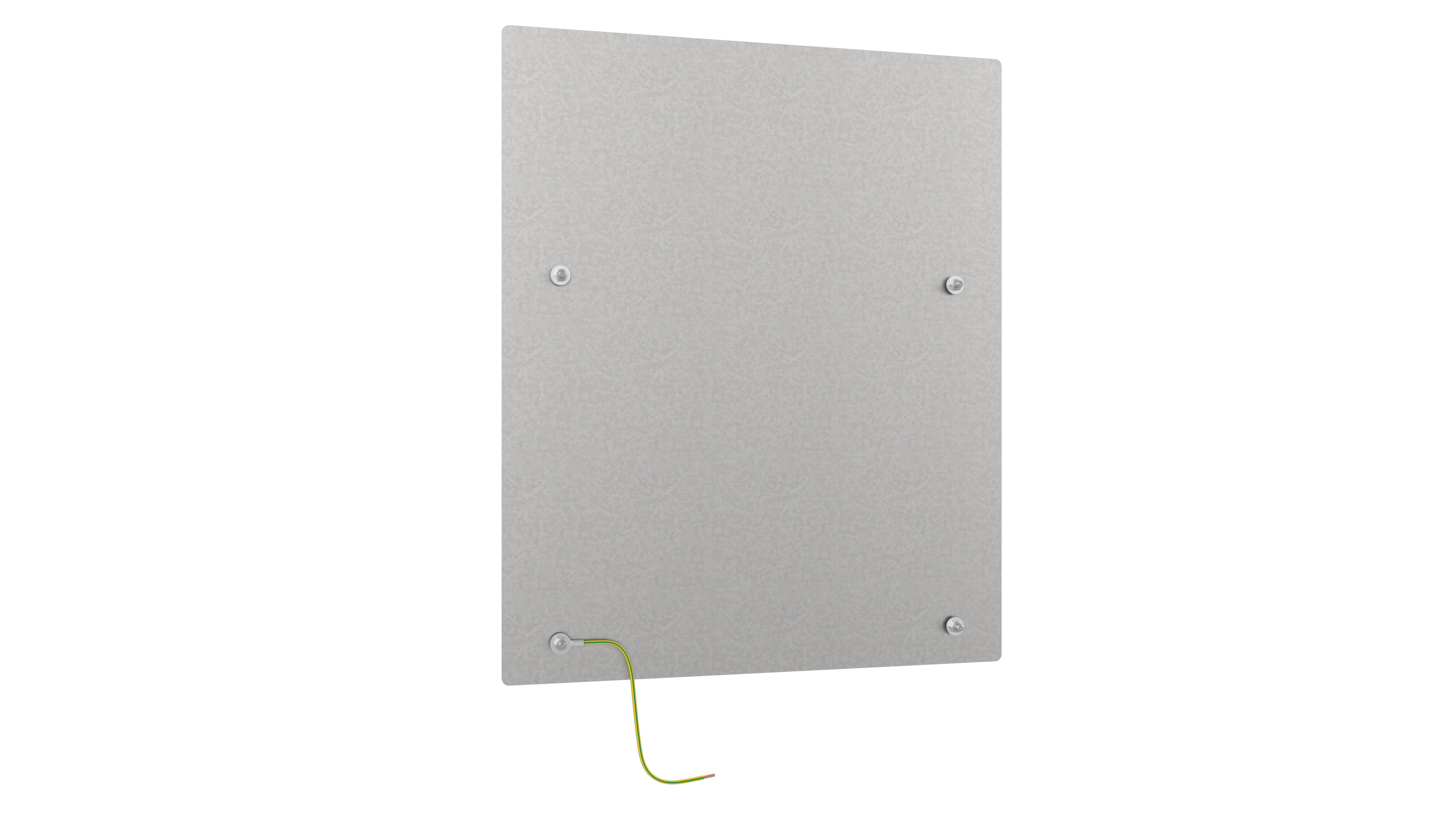 Switchboard metal back plate, MAX9, type 2, 2 row
