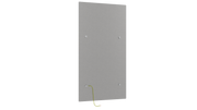 Switchboard metal back plate, MAX9, type 2, 3 row