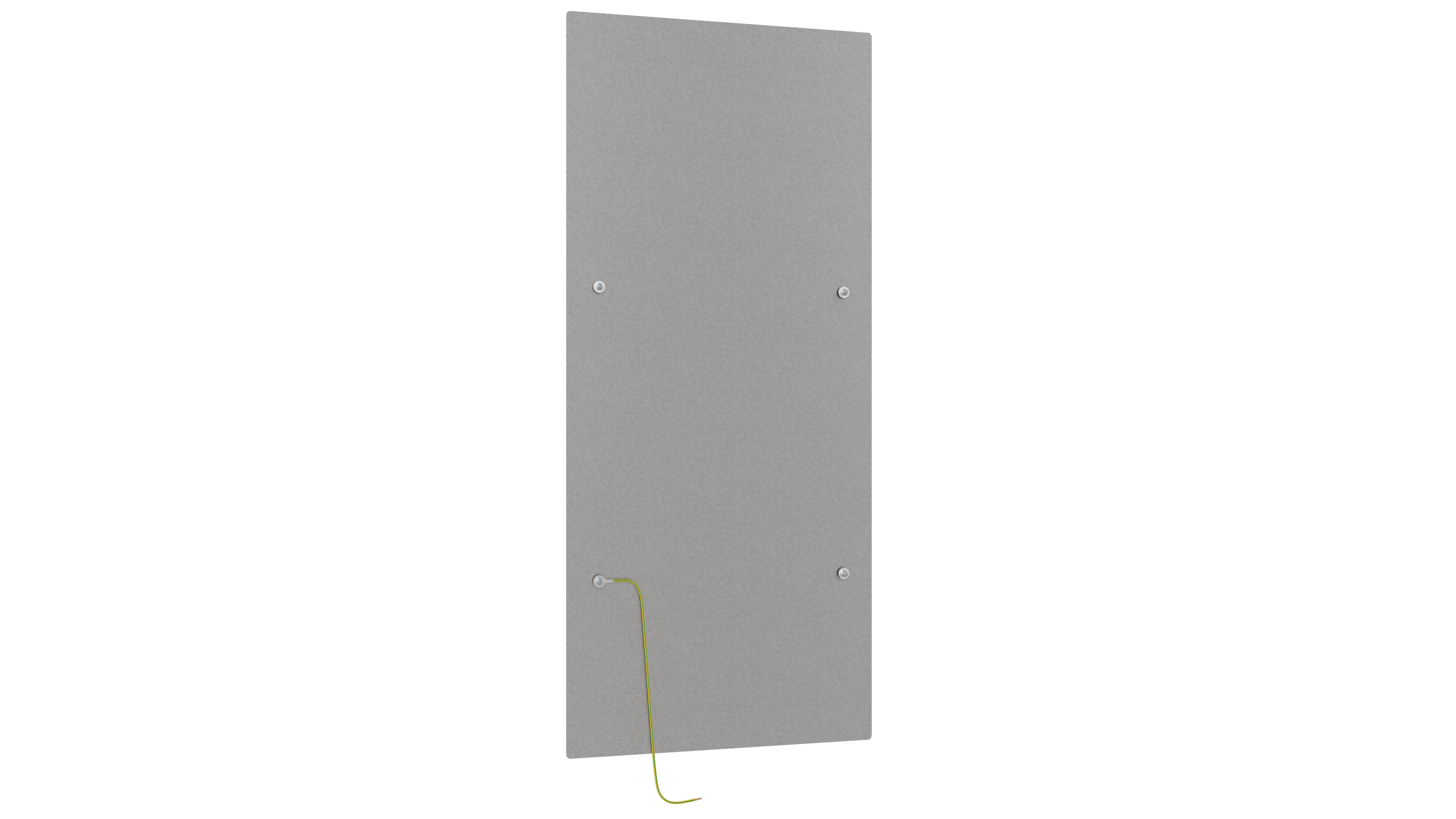 Switchboard metal back plate, MAX9, type 2, 4 row