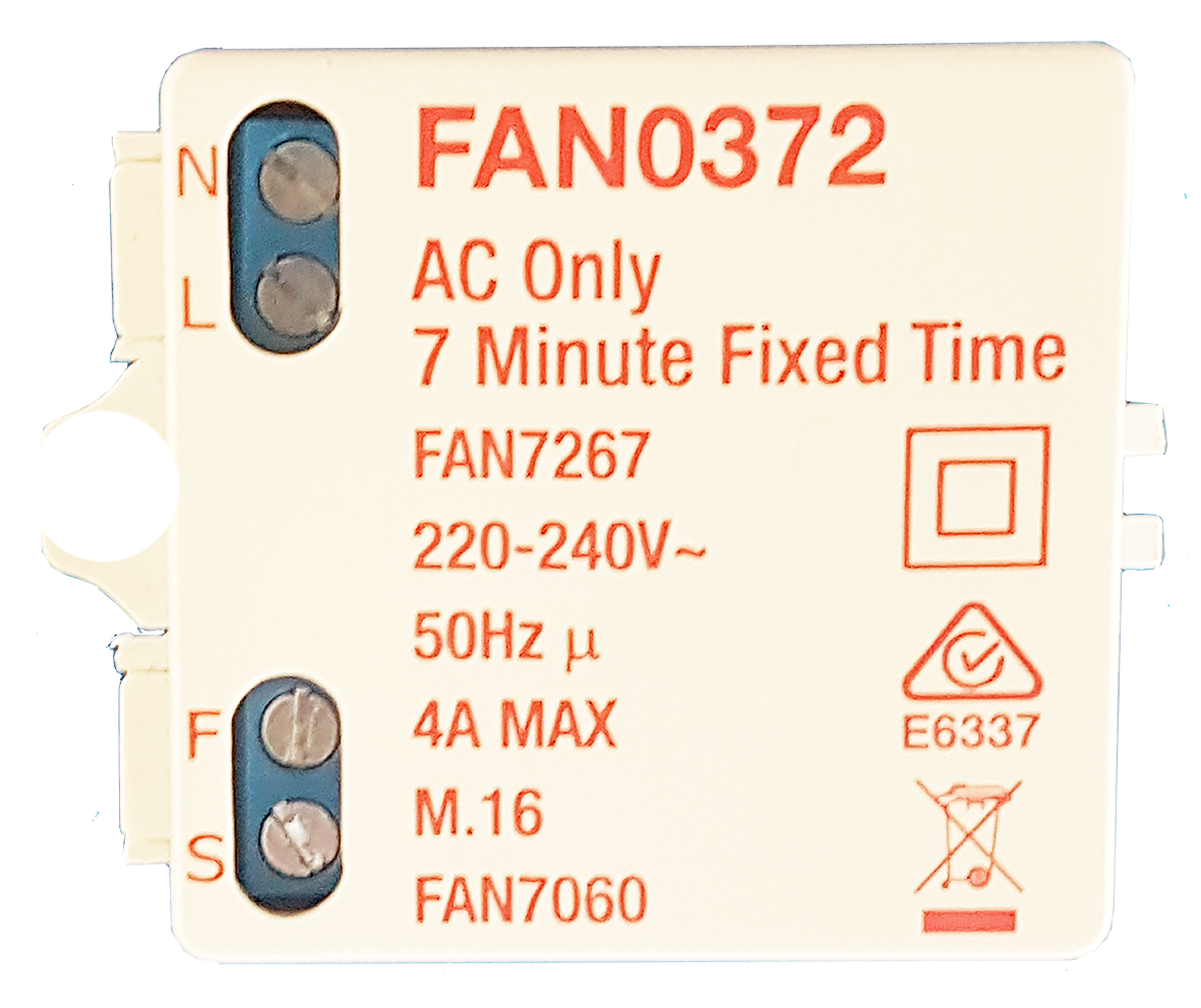 Manrose Fixed Delay Fan Timer 7minutes