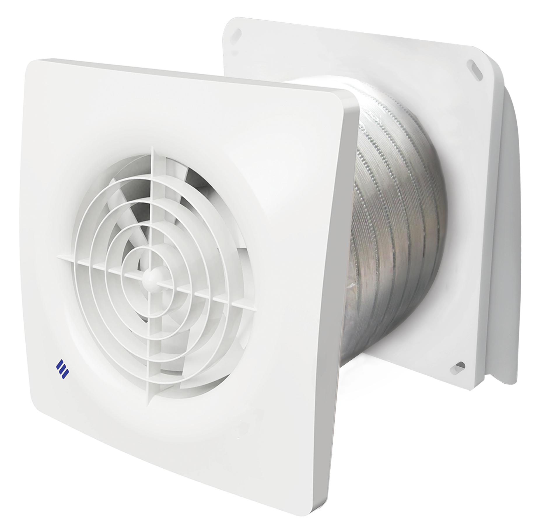 Manrose  125mm Quiet Bathroom Fan with Humidity Sensor Thru Wall