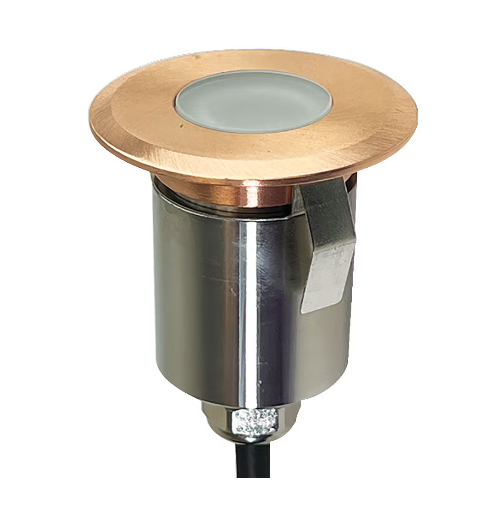 Prolux Copper Recessed 1Watt LED Deck Light