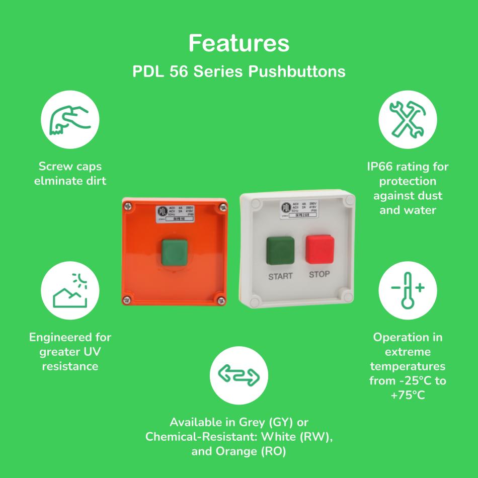 PDL 56 RCD 30mA IP66 240V 20Amp