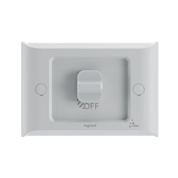 HPM Aqua Life 16A IP66 Weatherproof Surface Mount 1 Gang Switch