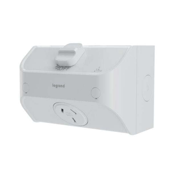 HPM Aqua Life 10A IP53 Weatherproof Surface Mount Single Power Point