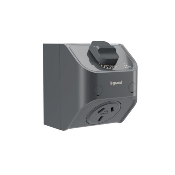 HPM Aqua Life 10A IP53 Weatherproof Compact Surface Mount Single Power Point