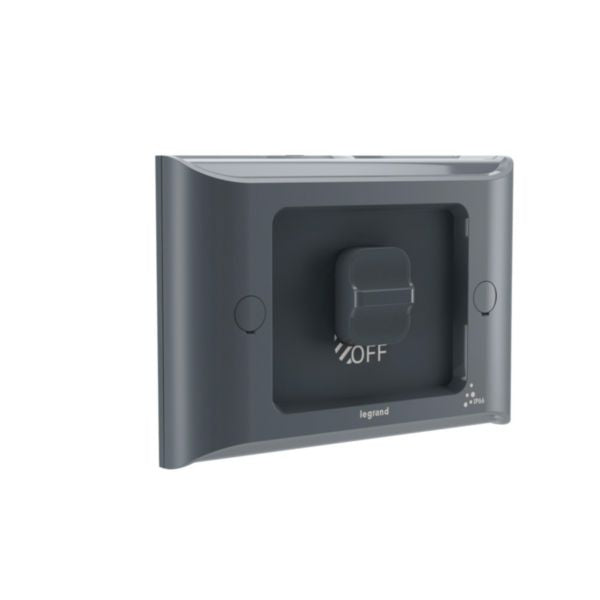 HPM Aqua Life 16A IP66 Weatherproof Shallow Mount 1 Gang Switch