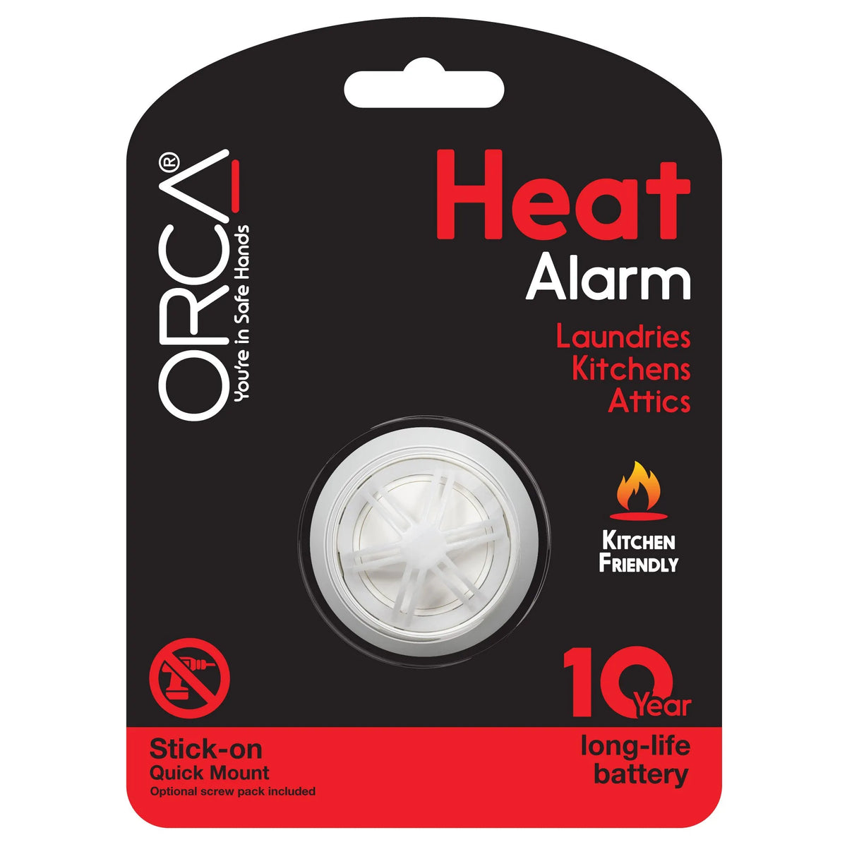 Orca 10 Year Micro Heat Alarm