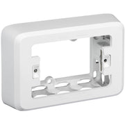 PDL Iconic Mounting Block 1Gang 32mm Push-in/Clip-in Funtion - White