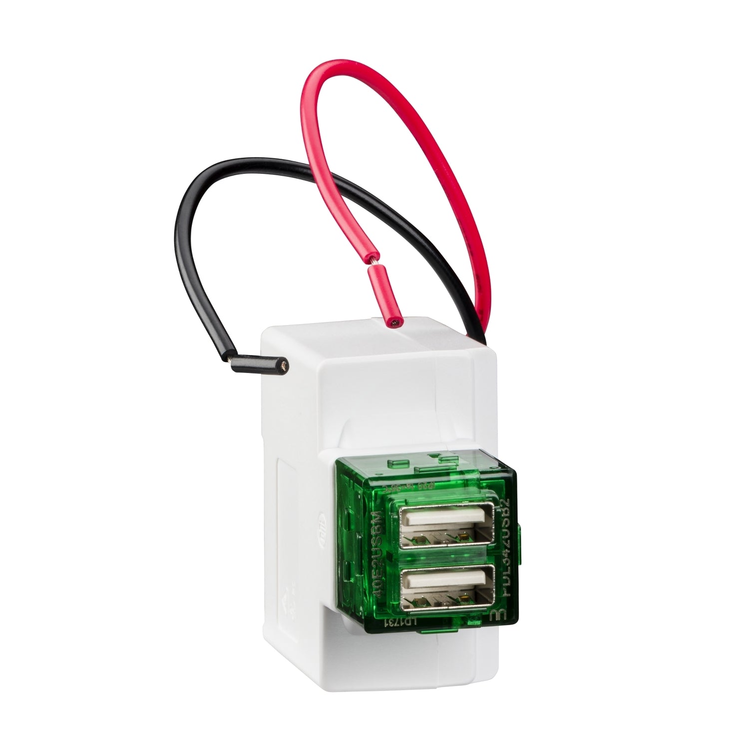 PDL 300 Series Module Double USB A Type - Vivid White