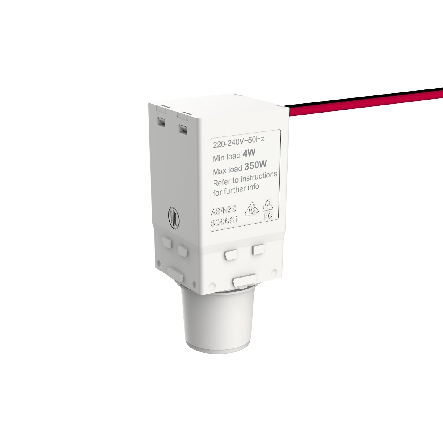 PDL 300 Series Module Dimmer Universal Rotary - Vivid White