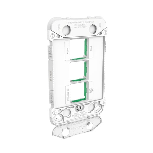 PDL Iconic Grid Plate Switch 3Gang