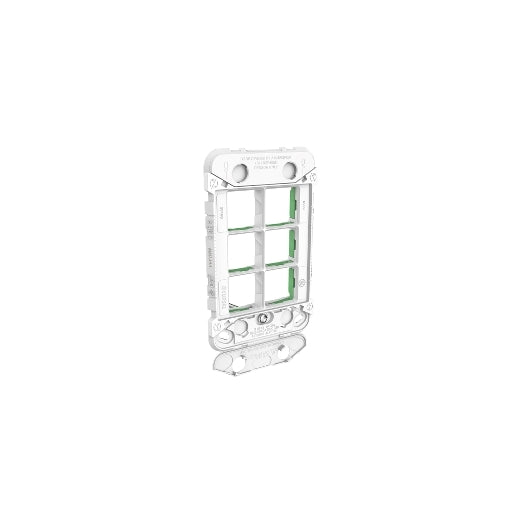 PDL Iconic Grid Plate Switch 6Gang