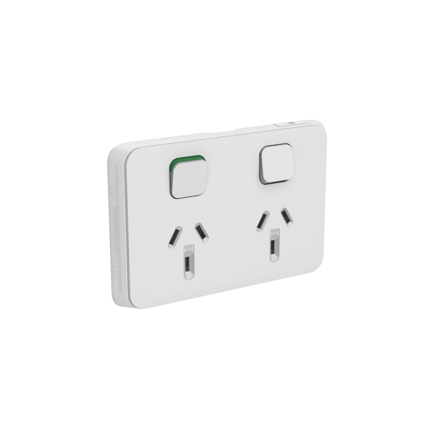 PDL Iconic Cover Plate Double Switched Socket 10Amp
