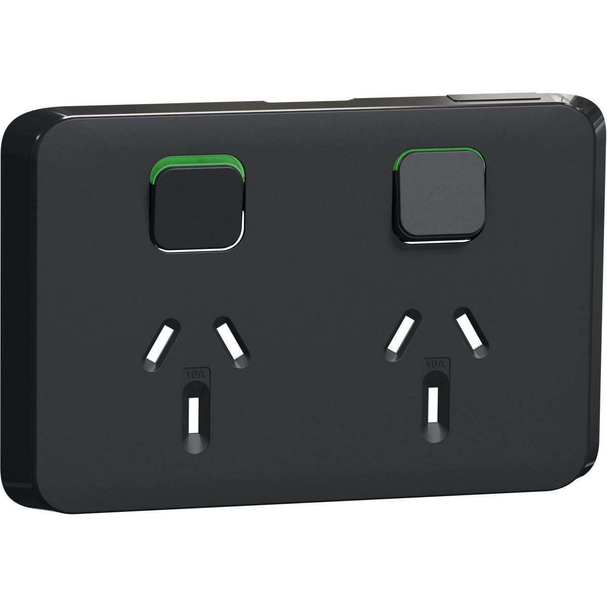 PDL Iconic Cover Plate Double Switched Socket 10Amp