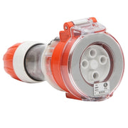 PDL 56 Cord Connector 4Pin IP66 500V 16Amp - Orange