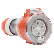 PDL 56 Cord Connector 4Pin IP66 500V 20Amp - Orange